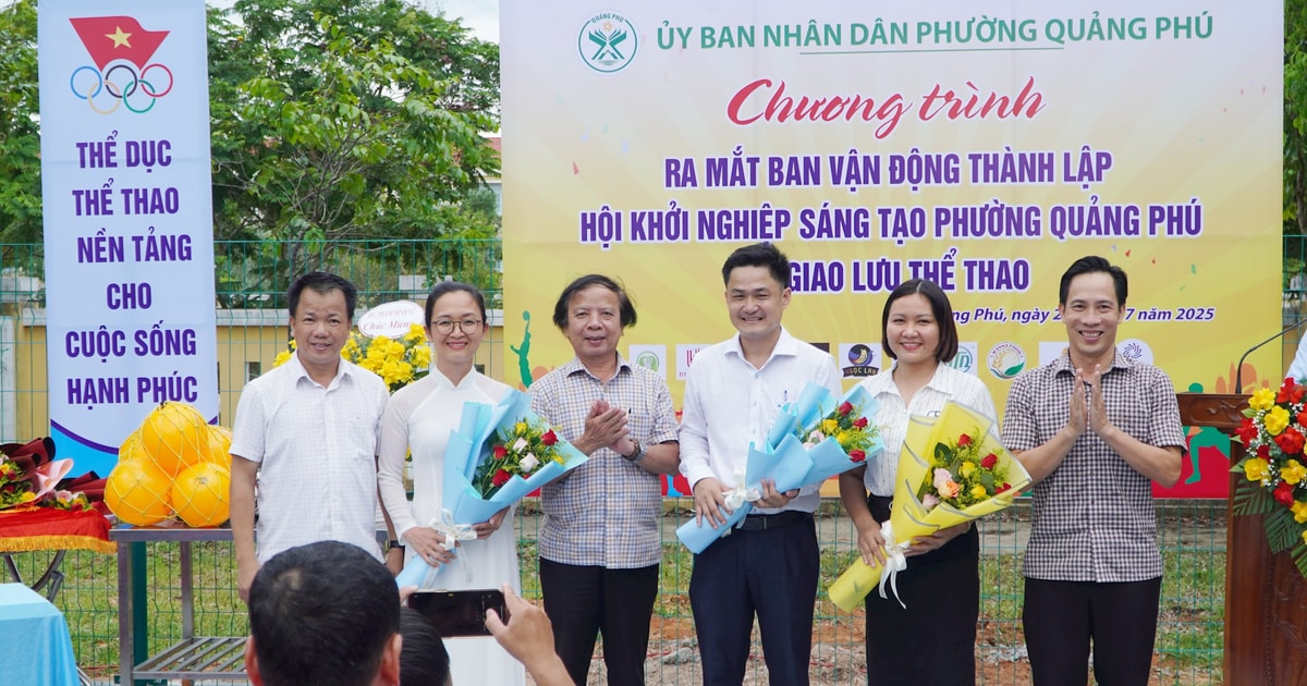 Phường Quảng Phú ra mắt Ban vận động thành lập Hội Khởi nghiệp sáng tạo