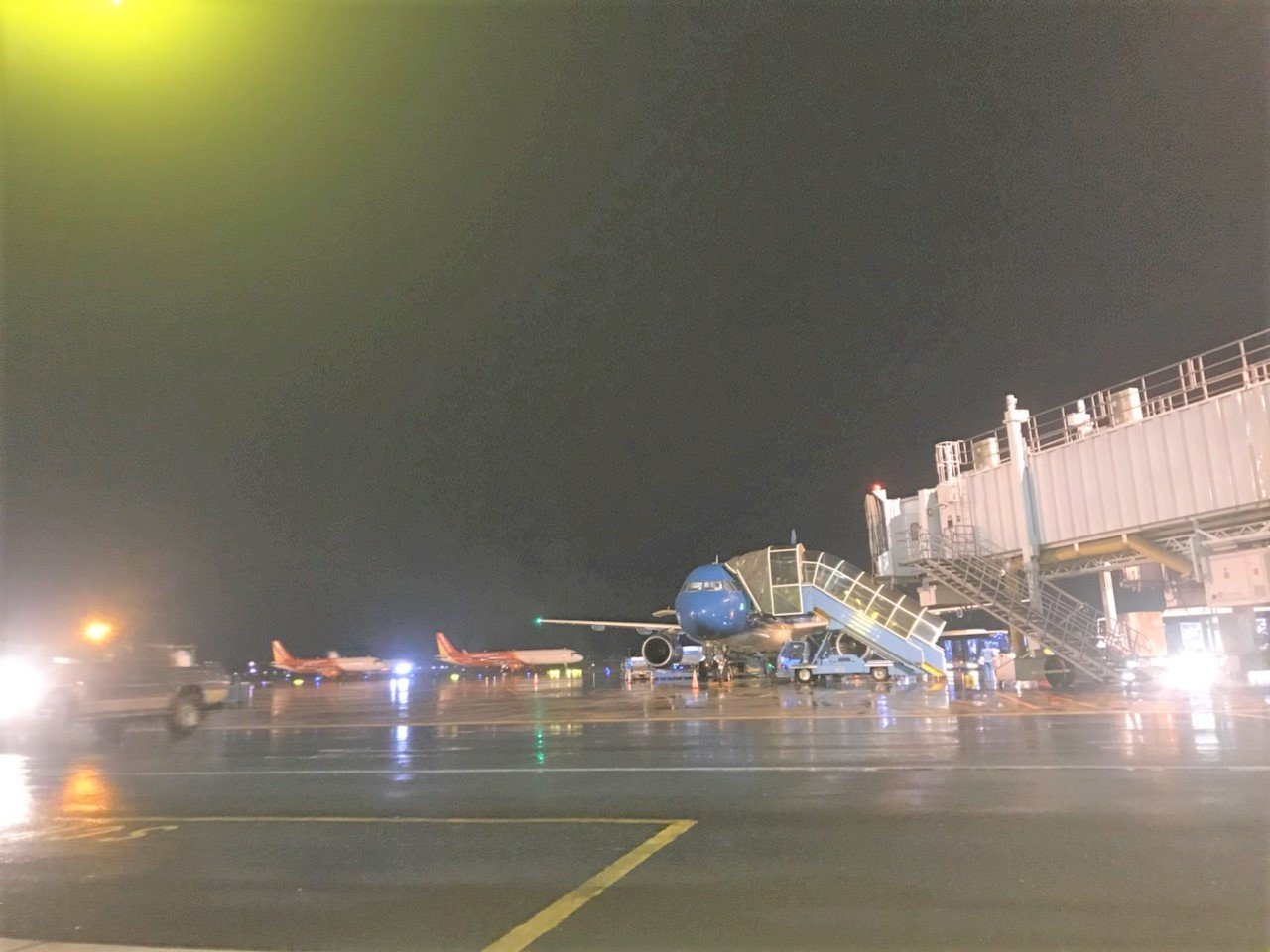 Nhiều chuyến bay đến và đi từ Nội Bài phải tạm dừng khai thác. Ảnh minh họa: Tổng công ty quản lý bay Việt Nam