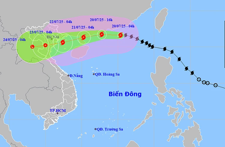 Bão số 3 tiến vào đất liền, cảnh báo mưa lớn, gió giật mạnh