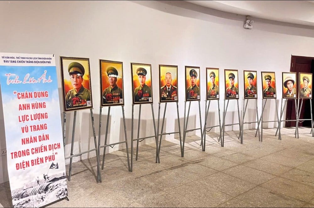 Exhibition of Portraits of People's Armed Forces Heroes in the Dien Bien Phu Campaign - photo 1