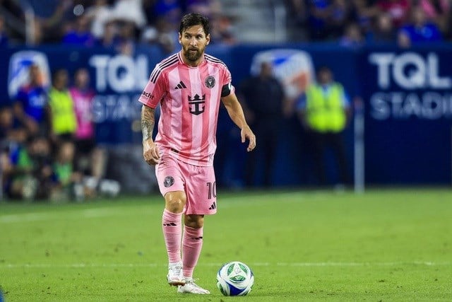 Messi đã tìm lại được cảm giác ghi bàn. (Ảnh: Katie Stratman/Imagn Images)