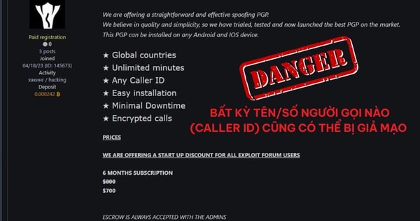 Tên và số điện thoại hiển thị caller ID đều có thể bị làm giả