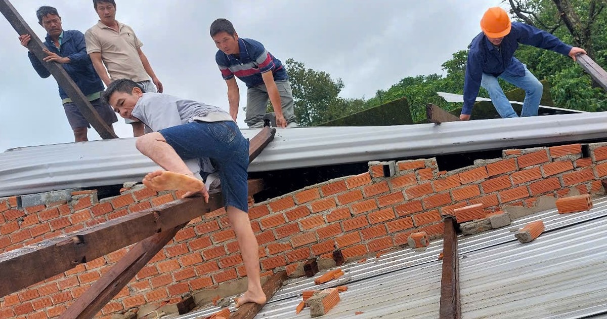 Lâm Đồng: Mưa lớn, dông lốc gây thiệt hại tại nhiều khu vực