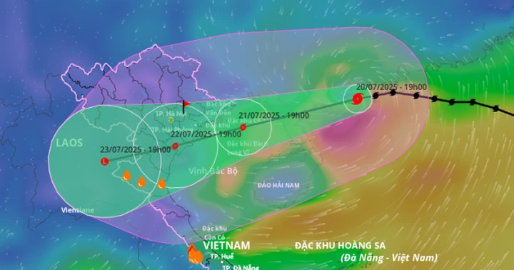 ព្យុះទីហ្វុង Wipha កម្រិត 11 ចូលឈូងសមុទ្រតុងកឹង