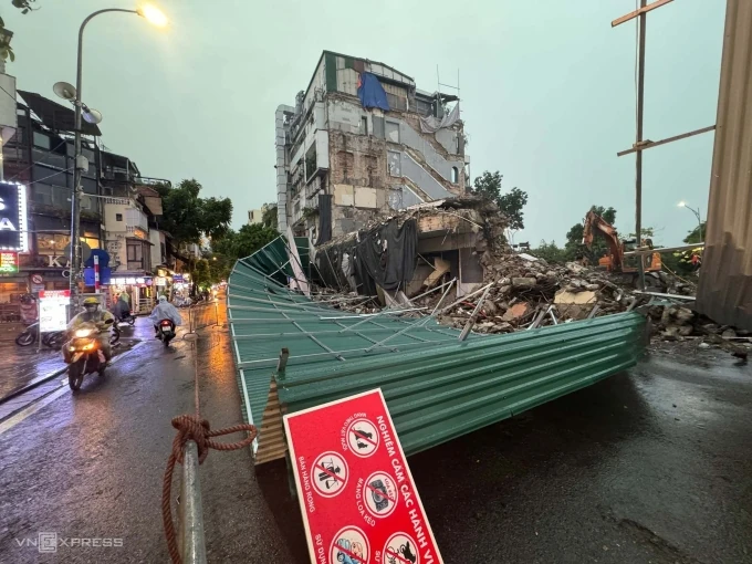 Le Nord souffre de rares super tempêtes