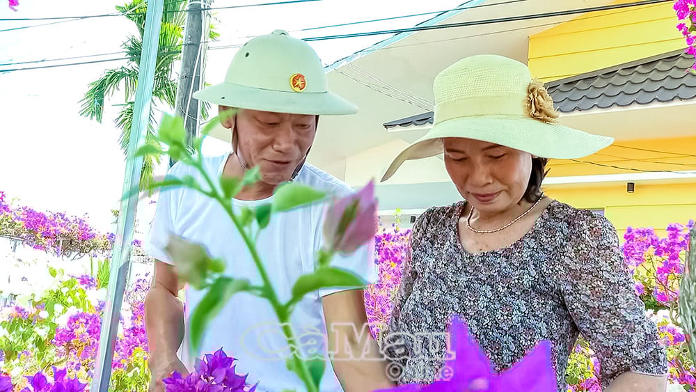 Với vợ chồng ông Nguyễn Ngọc Tấn và bà Nguyễn Thu Phượng, hạnh phúc gia đình là tình yêu thương và sự sẻ chia.                 Ảnh: THANH HUY