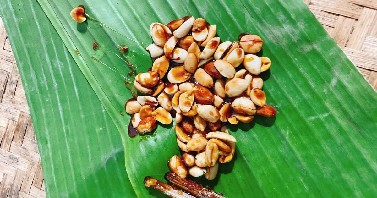 ចងចាំស្ករគ្រាប់សណ្តែកដែលចាក់លើស្លឹកចេក