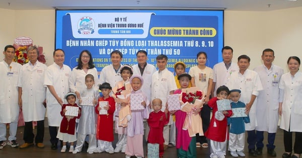 Hospital Central de Hue: Cuatro niños más reciben el alta gracias a la técnica de trasplante de médula ósea