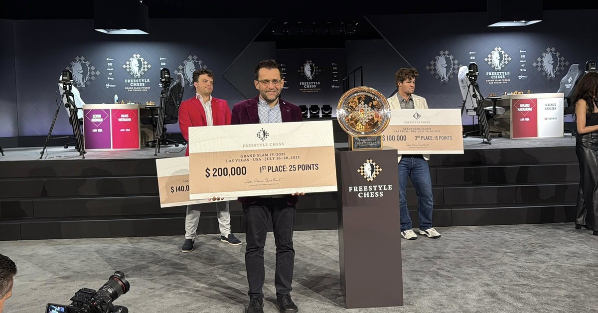 Vượt qua Niemann, kỳ thủ Aronian đăng quang Freestyle Chess Grand Slam