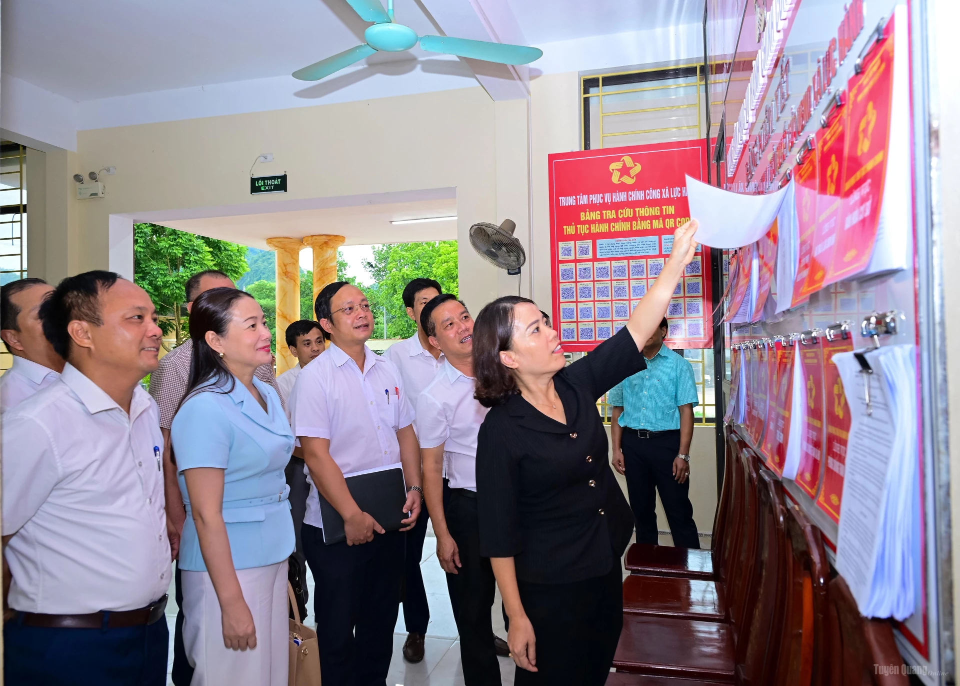 Các đoàn công tác của Ban Thường vụ Tỉnh ủy tiếp tục kiểm tra, làm việc với các xã sau sáp nhập