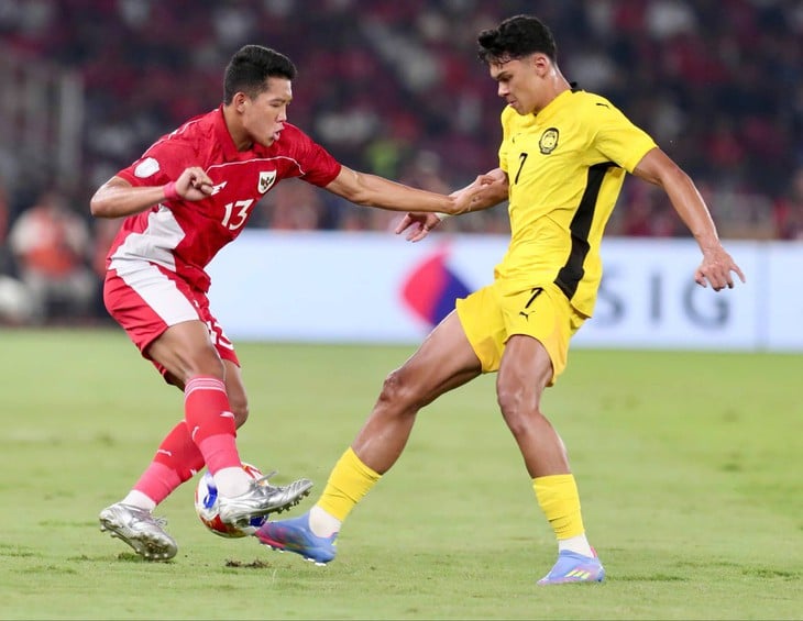 U23 Indonesia - U23 Malaysia (hiệp 1) 0-0: U23 Indonesia đang ép sân - Ảnh 1.
