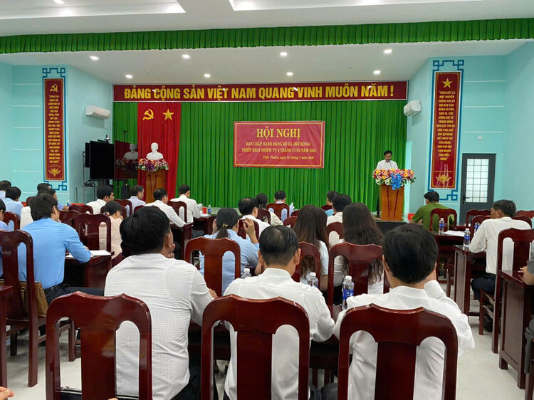 Hội nghị Ban Chấp hành (mở rộng) Đảng bộ xã Vĩnh Thuận