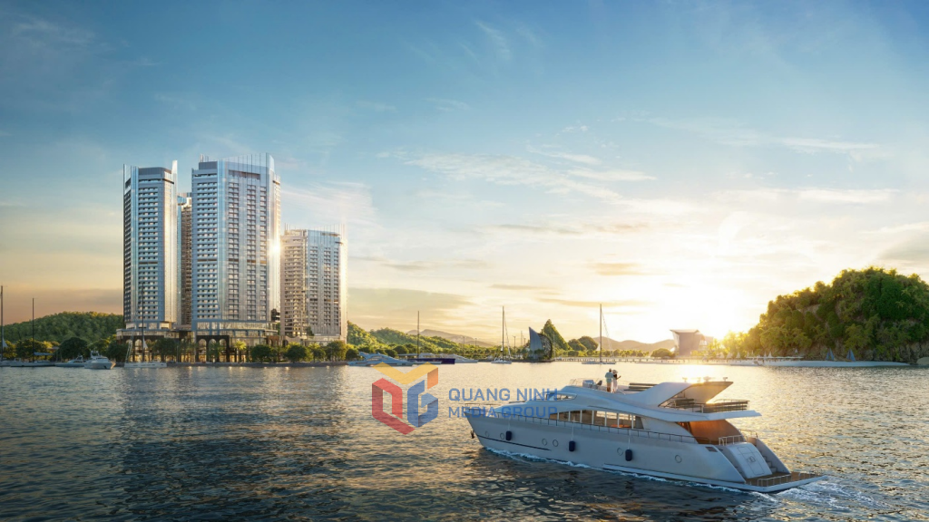 Tổ hợp nghỉ dưỡng Crystal Holidays Harbour Vân Đồn quy mô lớn đầu tiên tại Đặc khu Vân Đồn chuẩn bị đưa vào vận hành giai đoạn I từ Quý III/2025. (Ảnh: Everland)