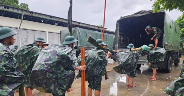 Quân đội sẵn sàng lực lượng, phương tiện ứng phó với bão số 3