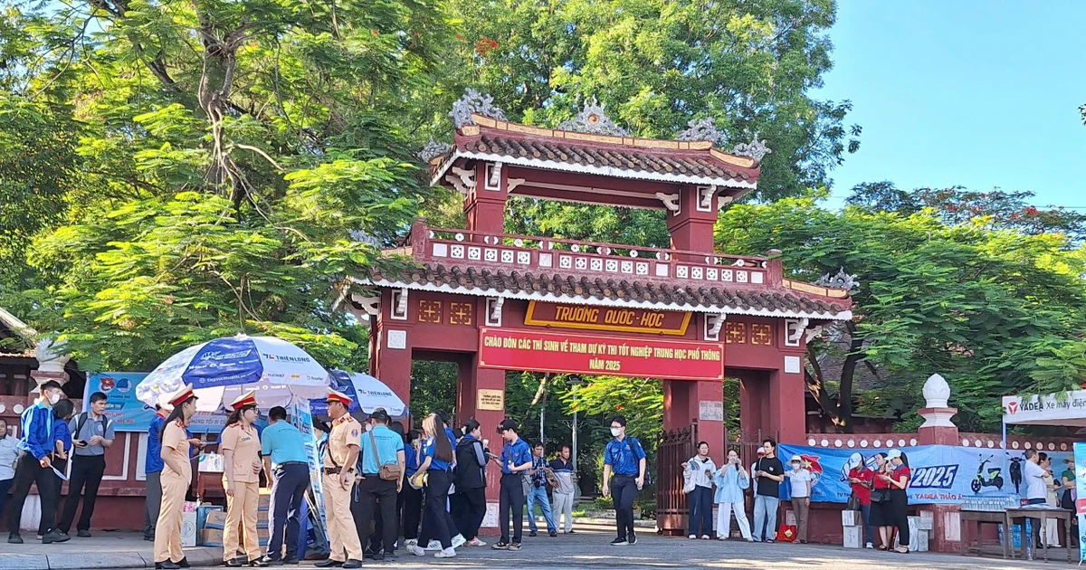 សាលាដែលមានសិស្សកំពូលទាំង 5 នៅក្នុងការប្រឡងបញ្ចប់វិទ្យាល័យ Hue ឆ្នាំ 2025