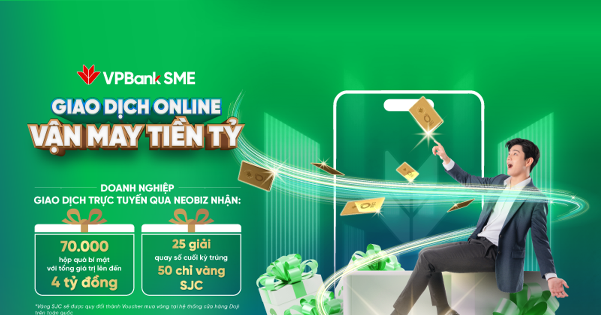 VPBankSME는 기업 고객에게 약 40억 VND의 인센티브를 제공합니다.