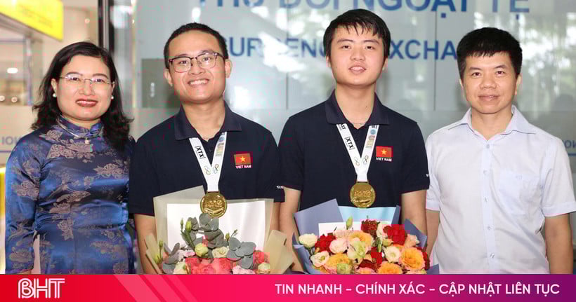 Mừng đón các chàng trai vàng Olympic Toán quốc tế