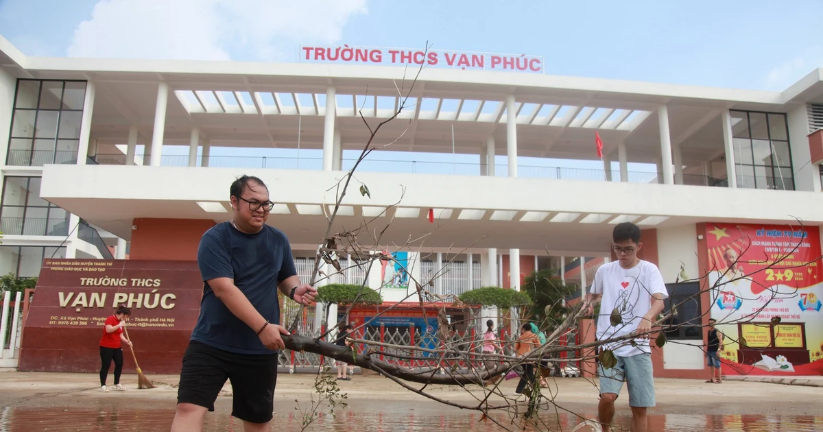 Hà Nội yêu cầu các trường chủ động ứng phó với bão Wipha