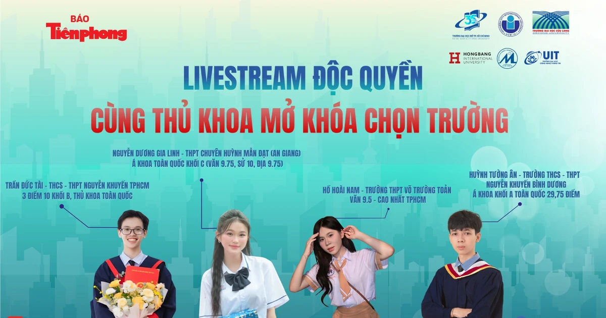 កាសែត Tien Phong ធ្វើការផ្សាយផ្ទាល់ស៊េរី 'បើកទ្វារជ្រើសរើសសាលារៀនជាមួយគ្រូគង្វាល'