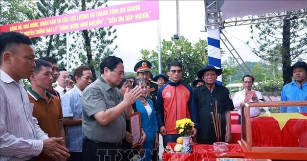Thủ tướng: Phát triển đất nước, xứng tầm với mong muốn của nhân dân và sự hy sinh của các Anh hùng, liệt sĩ