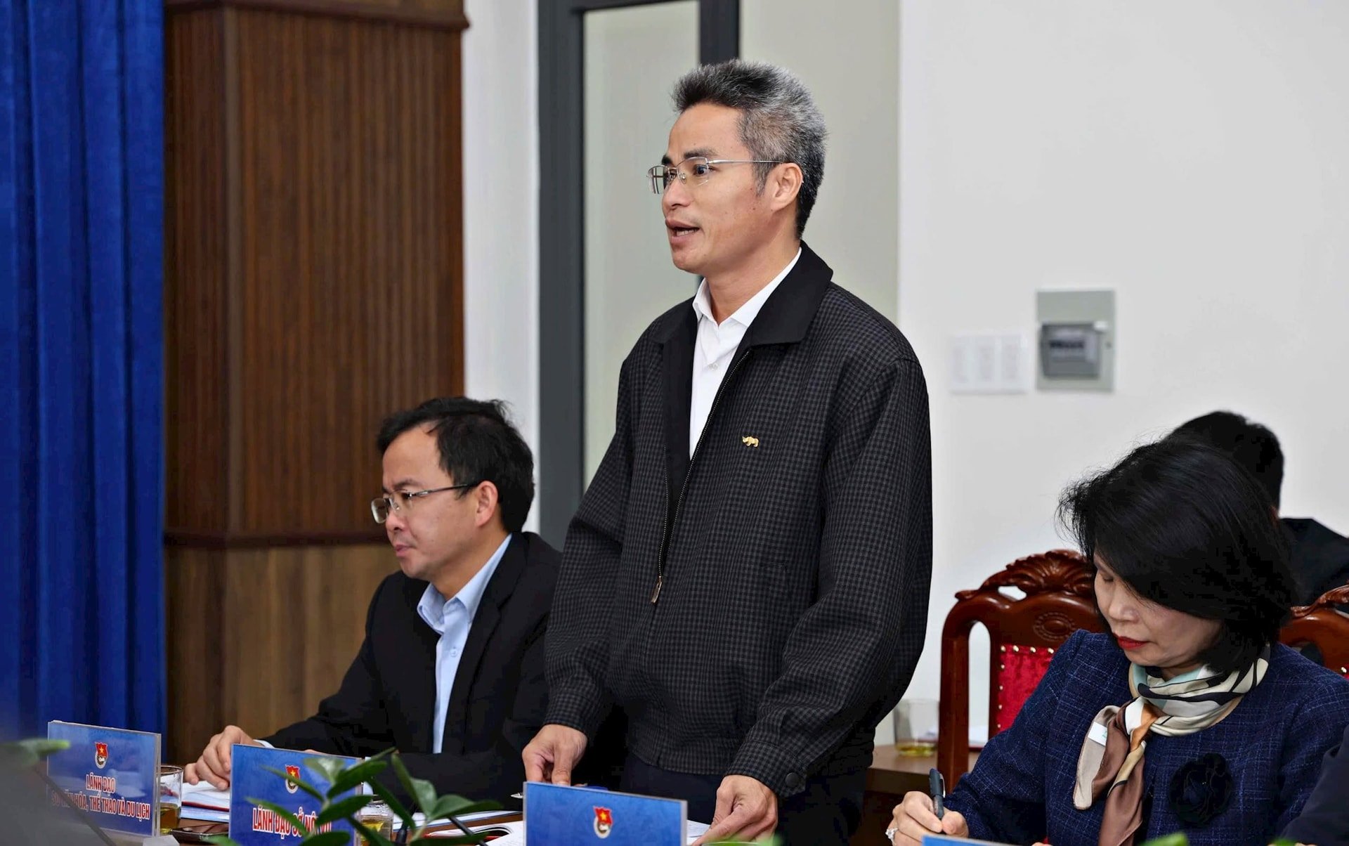 Đồng chí Bùi Hiếu - Phó giám đốc Sở Nội vụ đề nghị Tỉnh Đoàn Lâm Đồng sớm xây dựng đề án tổng thể, ổn định tổ chức
