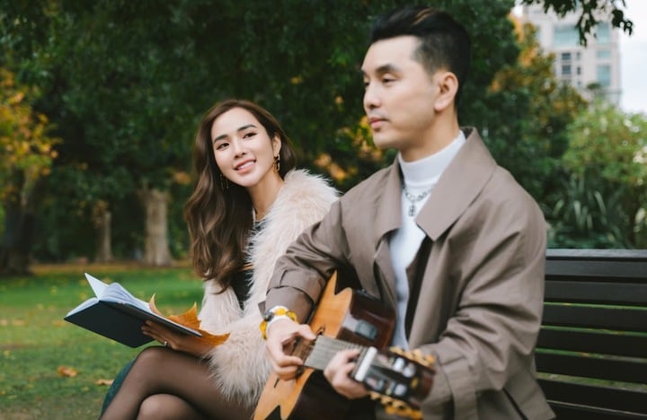 Bà xã Ưng Hoàng Phúc không ghen khi chồng nhắc về người cũ.