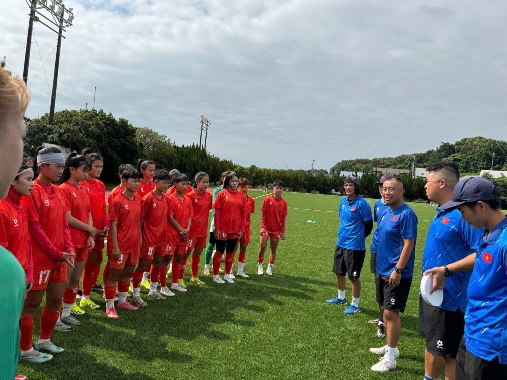 U20 nữ Việt Nam kết thúc chuyến tập huấn tại Nhật Bản - ảnh 1