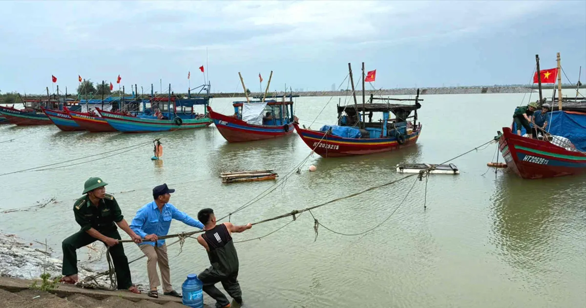 Hà Tĩnh khẩn trương triển khai các biện pháp ứng phó với bão số 3