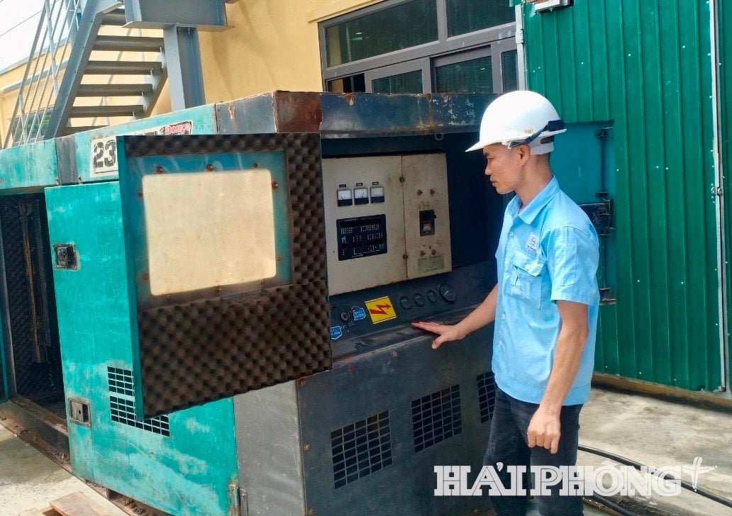 ក្រុមហ៊ុន Camex Vietnam Co., Ltd ពិនិត្យប្រព័ន្ធម៉ាស៊ីនភ្លើងឡើងវិញ មុនពេលព្យុះទី 3 បោកបក់