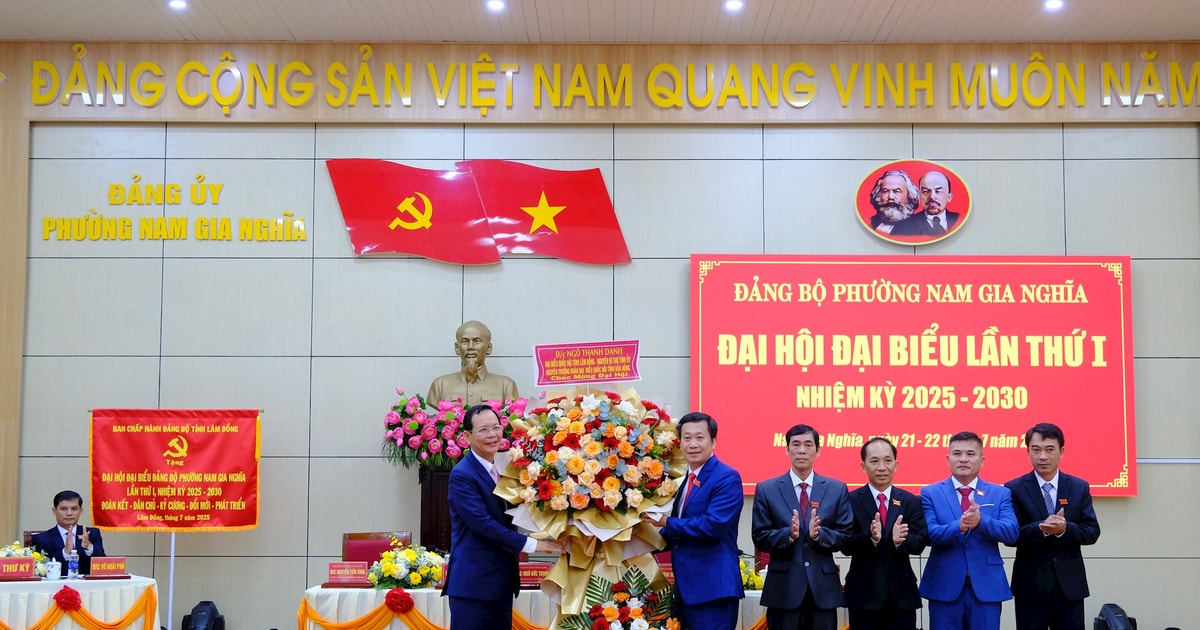 Đại hội Đại biểu Đảng bộ phường Nam Gia Nghĩa lần thứ I thành công tốt đẹp