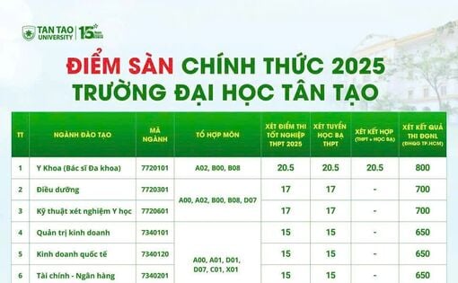 탄타오 대학의 2025년 평균 점수는 15점에서 20.5점 사이입니다.