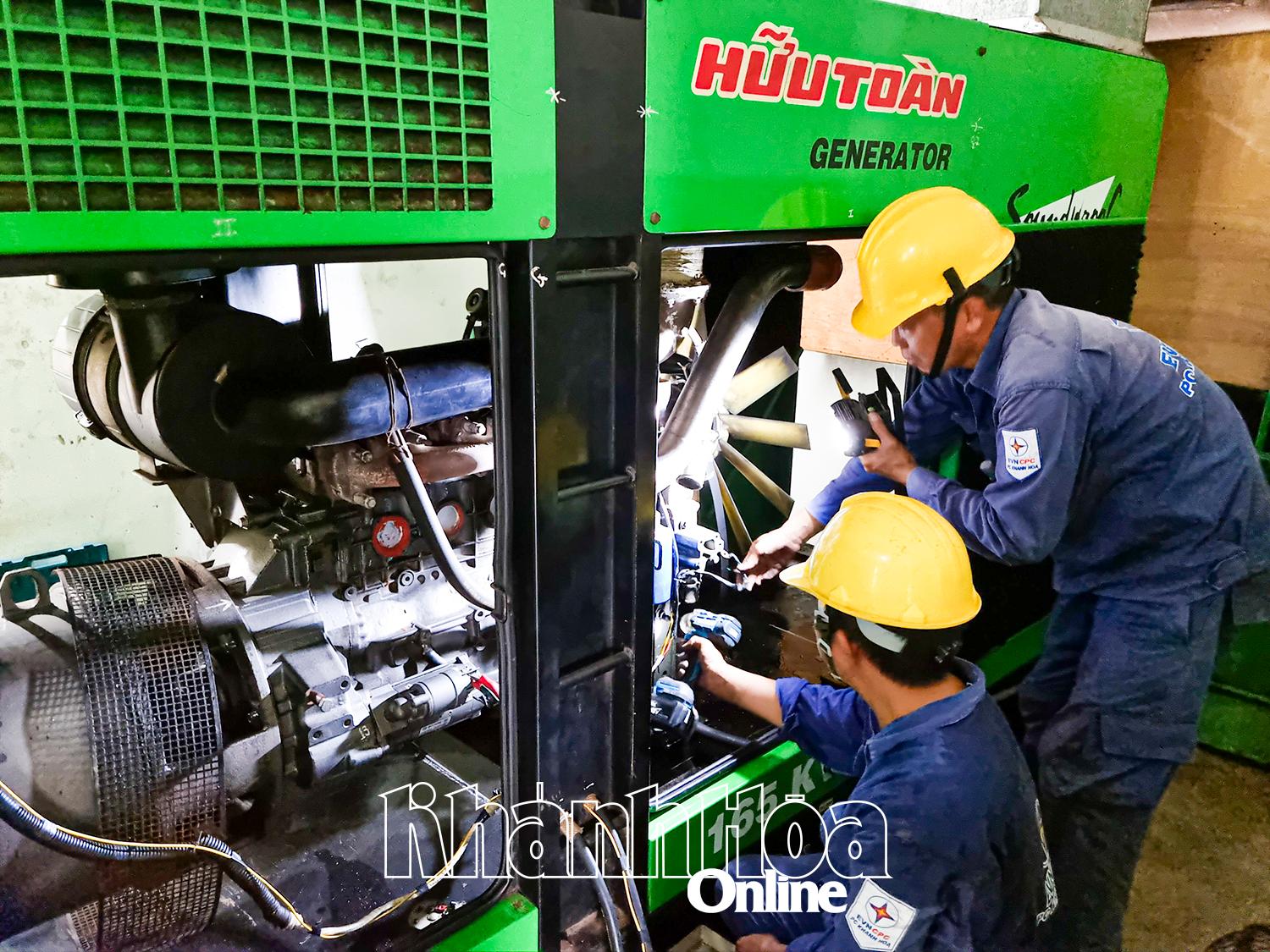 ម៉ាស៊ីនភ្លើងត្រូវបានប្រើប្រាស់ដើម្បីផ្គត់ផ្គង់អគ្គិសនីដល់ក្រុមហ៊ុន Bich Dam Residential Group ។