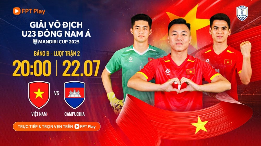 Link xem trực tiếp U23 Việt Nam vs U23 Campuchia: Bản lĩnh Chiến binh sao vàng - ảnh 1