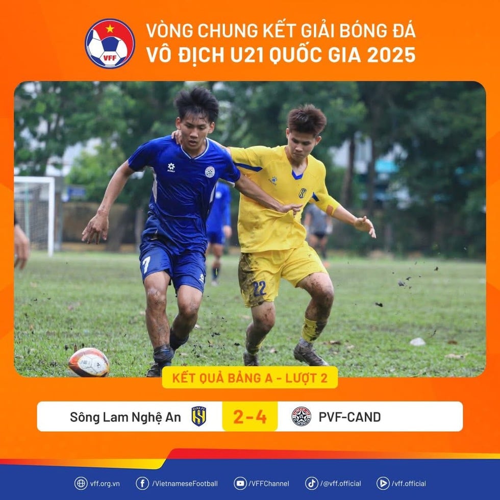 U.21 PVF-CAND đánh bại SLNA, vẫn đứng nhì bảng sau Đà Nẵng- Ảnh 2.