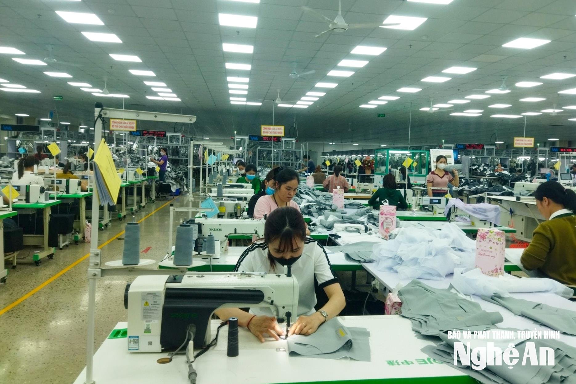 Lao động làm việc tại Công ty TNHH Mareep Nghệ An