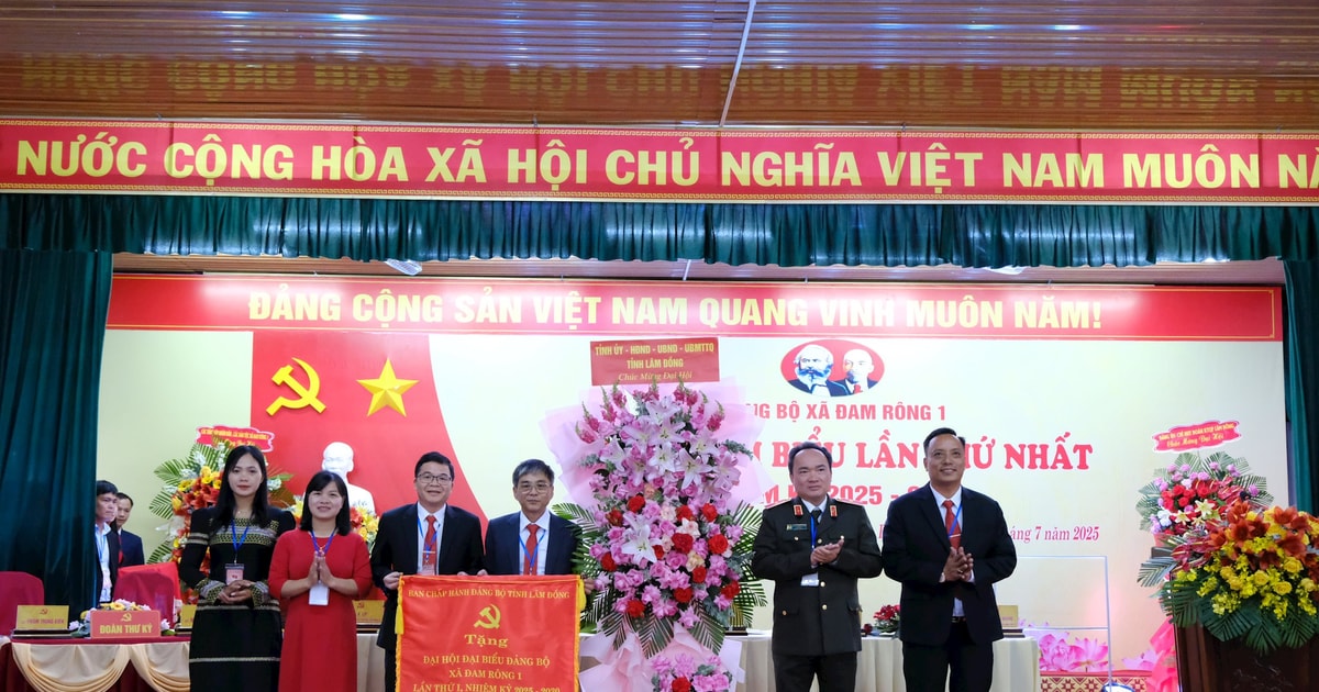 Đại hội Đại biểu Đảng bộ xã Đam Rông 1 lần thứ I, nhiệm kỳ 2025 – 2030 thành công tốt đẹp