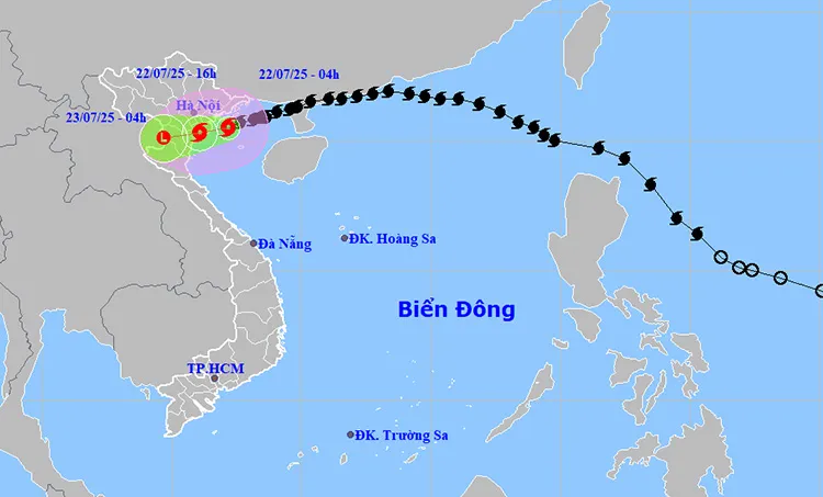 Bão số 3 (Wipha) gây biển động dữ dội, Bắc Bộ mưa lớn và ngập lụt