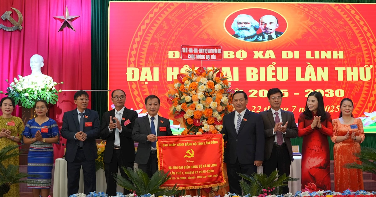 Der erste Parteitag der Kommune Di Linh war ein großer Erfolg.