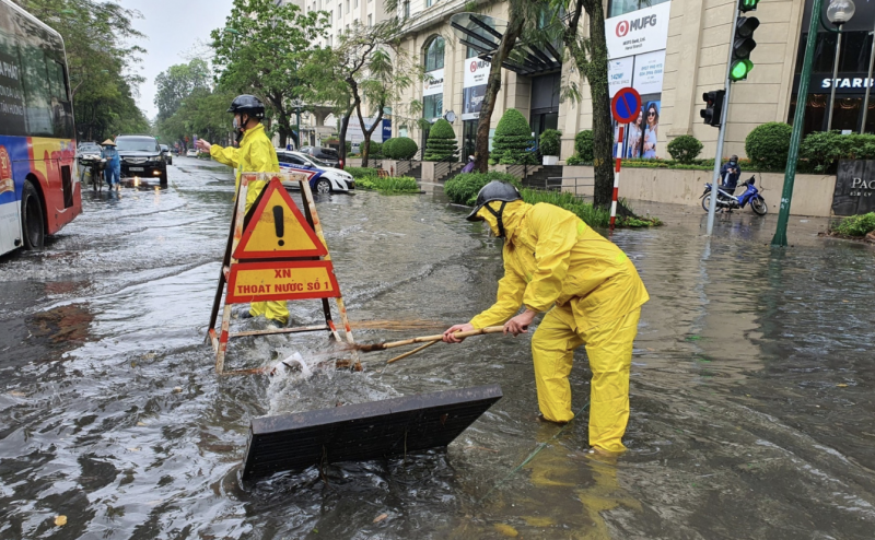 Hà Nội đã có nhiều kinh nghiệm ứng phó với nhiều cơn bão lớn. (Nguồn ảnh: Internet)