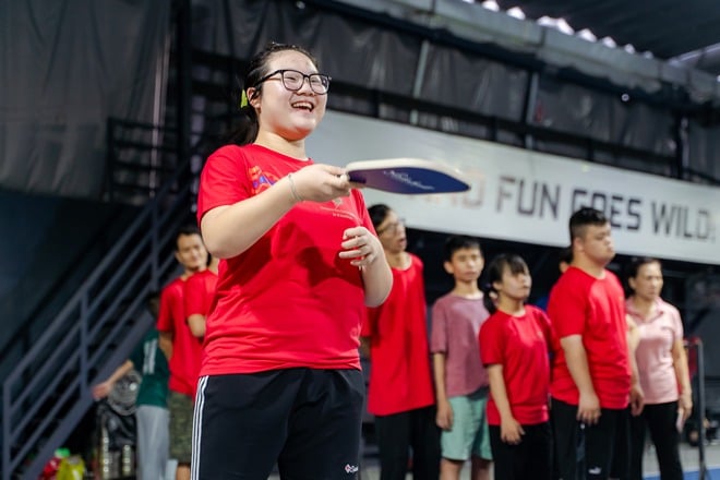VIDEO: Ấm áp lớp học pickleball miễn phí cho trẻ tự kỷ, khuyết tật trí tuệ- Ảnh 9.