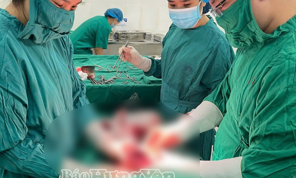 Bệnh viện Sản – Nhi Hưng Yên: Cấp cứu kịp thời sản phụ vỡ tử cung
