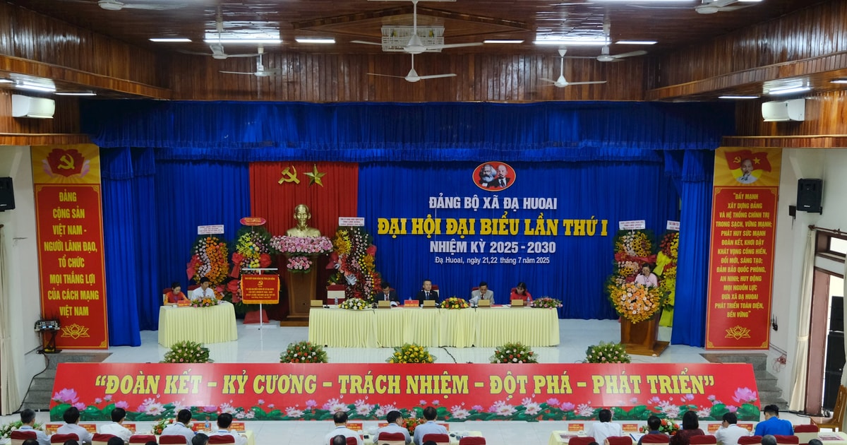 Đại hội Đảng bộ xã Đạ Huoai lần thứ I, nhiệm kỳ 2025 - 2030