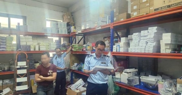 Tạm giữ số lượng lớn đồ gia dụng không rõ nguồn gốc tại phường Hoàng Mai
