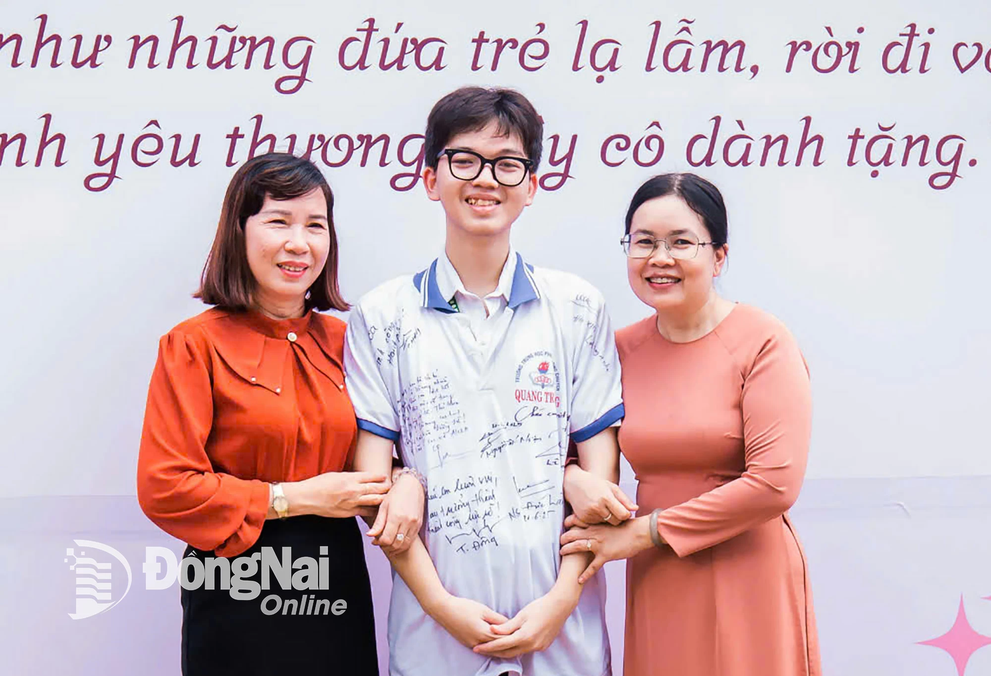 Em Bùi Quý Anh Khoa là Á khoa Kỳ thi tốt nghiệp trung học phổ thông năm 2025 của tỉnh Đồng Nai. Ảnh: Đào Bằng