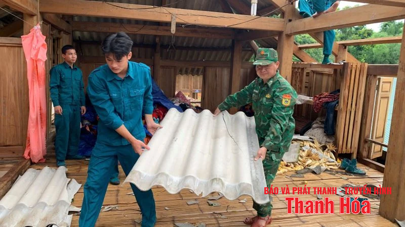 Các lực lượng quânn sự, biên phòng hỗ trợ Nhân dân trước khi bão đổ bộ