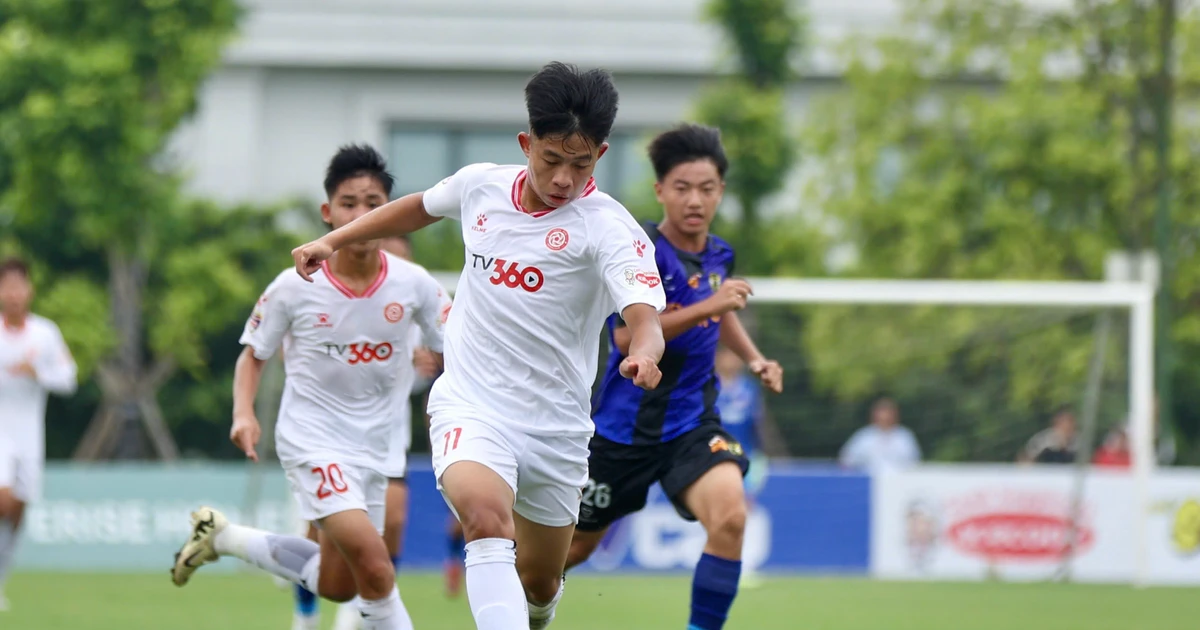 Thể Công Viettel I thắng tưng bừng lượt mở màn giải bóng đá vô địch U15 Quốc gia