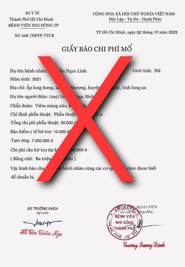 Bệnh viện cảnh giác với hoạt động kêu gọi gây quỹ từ thiện để trục lợi - Ảnh 1.