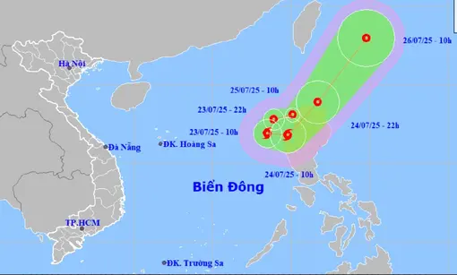 Khả năng xuất hiện bão đôi gần Biển đông