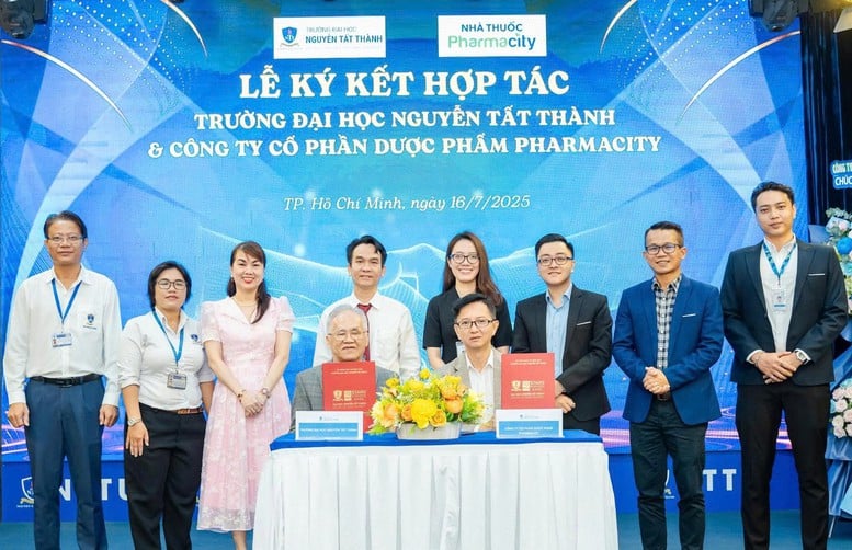 Pharmacity ký hợp tác với trường ĐH Nguyễn Tất Thành: Mở cơ hội nghề nghiệp cho sinh viên ngành dược- Ảnh 1.