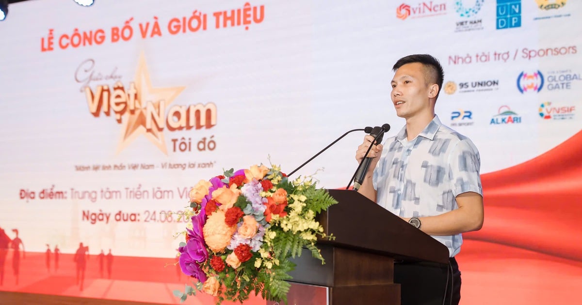 Kỷ lục gia Đỗ Quốc Luật tham dự giải chạy lan tỏa tinh thần Việt Nam